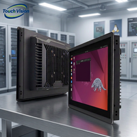 Computadora Industrial Touchvision, Carcasa de PC Todo en Uno de 12.1 Pulgadas con Panel PC J1900, Pantalla Táctil, Sistema Operativo Linux, CPU I3/i5/i7