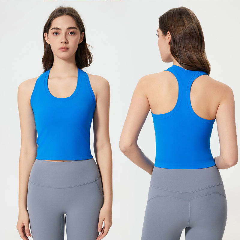 YMR-D25032 Wholesale Sports Bra Women's High Elastic Slim Fit I-shaped Beautiful Back Gym Running Yoga Vest