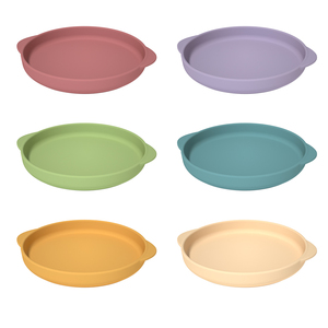 Tùy Chỉnh Vòng <span class=keywords><strong>Silicone</strong></span> Bữa Ăn Tối Tấm Với Cốc Hút Bát Đĩa Bộ Phận Cao Su Dễ Dàng Để Giữ Các Món Ăn Cho Ăn Uống - Product Image 6