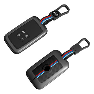 Portachiavi Compatibile con Telecomando <span class=keywords><strong>Renault</strong></span> Smart, Elegante Custodia per Chiavi Auto con Cornice in Metallo, Adatta per <span class=keywords><strong>Renault</strong></span> <span class=keywords><strong>Clio</strong></span> - Product Image 5
