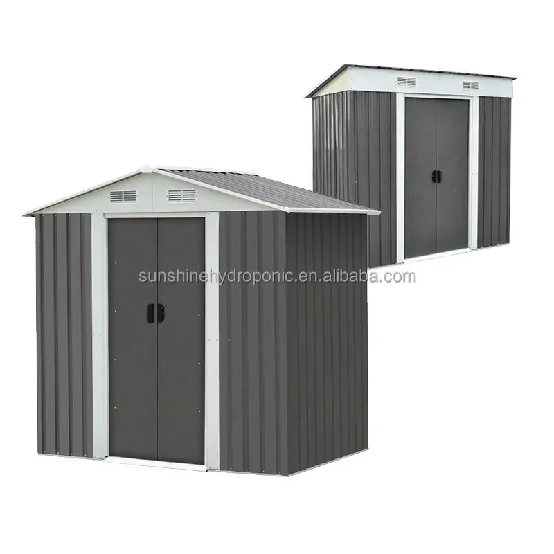 12x10 12x8 10x8 metal garage outdoor shed easily assembled large foldable bike garden storage metal sheds