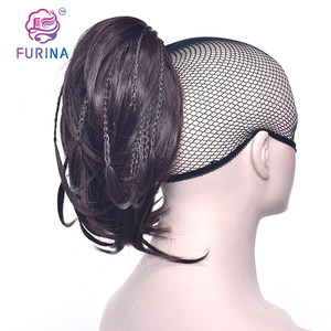Ultime Irregolare Artiglio Coda di Cavallo Flessibile Pezzi di Capelli Sintetici Coda di Cavallo di Estensione Dei Capelli di Vendita Caldo di Disegno per La Bella Ragazza - Product Image 2
