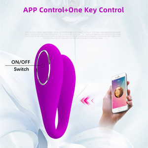 Vibrador Vaginal para Parejas Adultas Lootee FK-GZ018 con Spermicida, Control por Aplicación, 3 Velocidades, Forma de U para Mujeres - Product Image 4