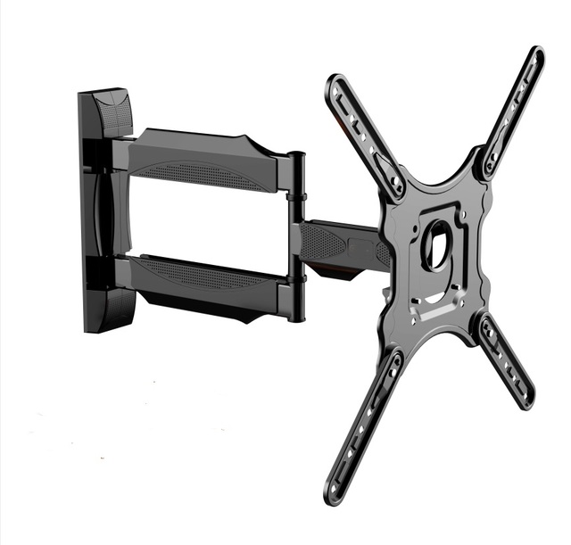 NBJOHSON Swivel 180° TV Wall Mount Bracket Metal LCD Flat Panel Plasma TV Mount Heavy Duty 35KG VESA 400*400MM