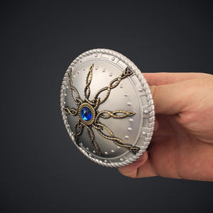 Escudo Stormchaser de <span class=keywords><strong>Diablo</strong></span> II, Aleación de Zinc, 9 cm, 153 g, Artesanía en Metal - Product Image 2