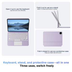 Teclado BT Magnético Delgado y Portátil con Retroiluminación RGB y Interruptor de Tijera para <span class=keywords><strong>Apple</strong></span> iPad 10.ª/11.ª Generación, Empaque Personalizado - Product Image 5