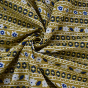 stocklot flannel print fabric suppliers Brushed twill 100 cotton woven print flannel fabric for shirt