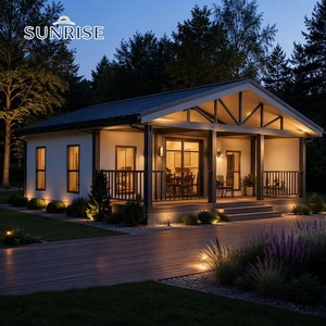บ้านคอนเทนเนอร์สำเร็จรูป SUNRISE ขนาด 40 ฟุต ขยายได้ 20 ฟุต สำหรับตั้งในสวน - Product Image 1