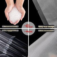 Sacs sous vide alimentaires en nylon et polyéthylène, sept couches co-extrudées, surface lisse, sacs d'emballage sous vide de qualité alimentaire