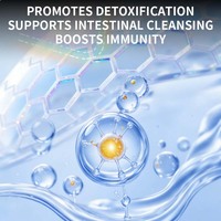 Poudre de détox à la chlorophylle OEM favorise la détoxification, soutient le nettoyage intestinal, renforce l'immunité, complément pour la santé intestinale