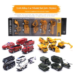 Ensemble <span class=keywords><strong>de</strong></span> jouets pour enfants en alliage métallique, 5 pièces, modèles <span class=keywords><strong>de</strong></span> véhicules <span class=keywords><strong>de</strong></span> construction, <span class=keywords><strong>camion</strong></span> <span class=keywords><strong>de</strong></span> pompiers et excavatrice, échelle 1/64 - Product Image 3