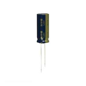 Distribuidor Autorizado, Condensador de Aluminio de 4700 uF, 20%, 6.3V, Radial, EEU-FC0J472 - Product Image 1