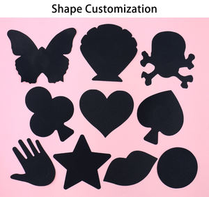 トレンドの高級使い捨てリップデザイン、アソートカラーのキラキラサテンニップルパッチ、ナイトクラブ、プロム、フォーマルイベントに - Product Image 2