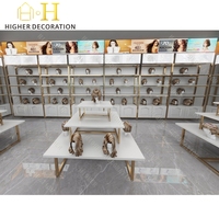 Vitrine de présentation en bois MDF pour perruques, mobilier de décoration pour magasin, présentoir pour extensions capillaires