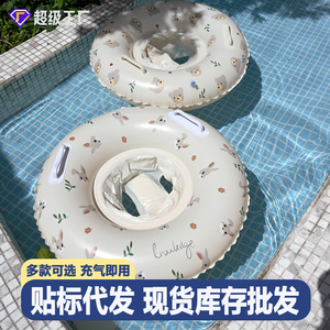 TANYOZHE Bouée de natation pour bébé avec motif d'ours, siège épaissi pour enfants de 1 à 5 ans, utilisation en piscine - Product Image 5