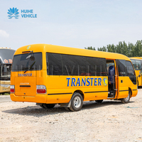 Bus Toyota Coaster d'occasion, conduite à gauche, bon état, transmission manuelle diesel, origine Chine, 21-40 places, norme Euro 3, 90 km/h