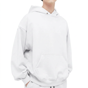 เสื้อฮู้ดดี้โอเวอร์ไซส์แบบหนา คุณภาพสูง เป็นมิตรกับสิ่งแวดล้อม สำหรับฤดูหนาว  แบบยูนิเซ็กซ์  รับสกรีนโลโก้  ขายส่ง - Product Image 6