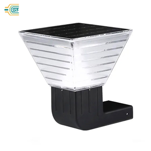 Applique murale solaire LED 300lm blanc chaud IP65 étanche pour extérieur, lampe de jardin avec capteur de lumière, corps en plastique, fixation murale - Product Image 5