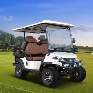 רכב מיני חשמלי 4 מושבים עגלת גולף המופעלת באמצעות סוללה