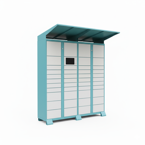 ตู้ล็อกเกอร์<span class=keywords><strong>พัสดุ</strong></span>อิเล็กทรอนิกส์ที่ปลอดภัย พร้อมระบบเข้าถึงด้วยคิวอาร์โค้ด ดีไซน์ประกอบสำเร็จ ทนทานต่อการเกิดสนิม ใช้งานได้กับขนาดที่กำหนดเอง สำหรับจัดเก็บพัสดุอัจฉริยะ - Product Image 4