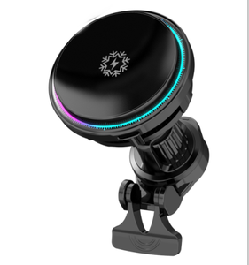 ที่ยึดในรถแบบชาร์จไร้สายสำหรับสมาร์ทโฟนอุปกรณ์เสริมโทรศัพท์มือถือระบบดูดและระบายความร้อนด้วย X82แม่เหล็ก - Product Image 1