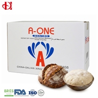 Levain sec instantané A-ONE : Améliore la saveur et la texture des produits de boulangerie, levée rapide, certifié Halal, faible humidité (5,5%), puissance de fermentation.
