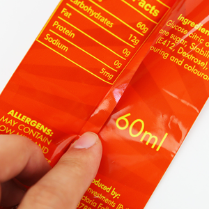 Emballage en plastique PLA OEM ODM sans BPA Ice Pop Popsicle Cream Emballage de qualité alimentaire Sachets de crème glacée personnalisés à 3 joints latéraux - Product Image 3