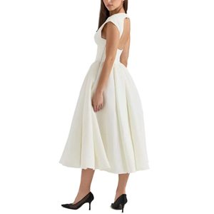 Custom Satin Midi women dresses elegant Pleated <b>Tulle</b> <b>Underskirt</b> Tight Waist sexy dress Solid Color office dress for women - Product Image 5