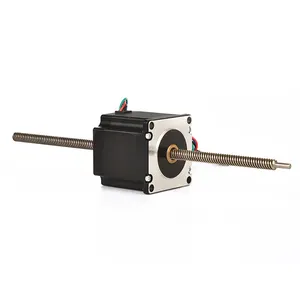 Motor Paso a Paso Lineal <span class=keywords><strong>Nema</strong></span> <span class=keywords><strong>23</strong></span>, Actuador Lineal de <span class=keywords><strong>12v</strong></span>, Motor Paso a Paso con Husillo de Acero - Product Image 1