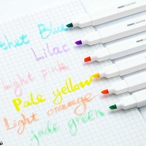 Marcadores Fluorescentes de Colores Pastel, Resaltadores con Fragancia, Bolígrafos de Acuarela para Dibujar y Escribir, Set de Papelería - Product Image 4