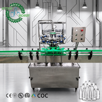 Machine de lavage de bouteilles rotative haute vitesse 3000-8000 BPH, 12, 18, 24 têtes, nettoyage par pulvérisation haute pression pour bouteilles de jus
