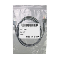 RJ45 kabel USB untuk simbol Zebra LS2208 DS2208 LS4208 LS4478 DS9208 DS3578 DS9208 kabel USB pemindai kode batang 2 dan 3 meter