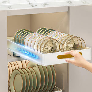 Égouttoir à vaisselle <span class=keywords><strong>de</strong></span> cuisine, support télescopique coulissant pour tiroir <span class=keywords><strong>de</strong></span> cuisine, organisateur <span class=keywords><strong>de</strong></span> placard <span class=keywords><strong>de</strong></span> cuisine <span class=keywords><strong>avec</strong></span> glissière - Product Image 4