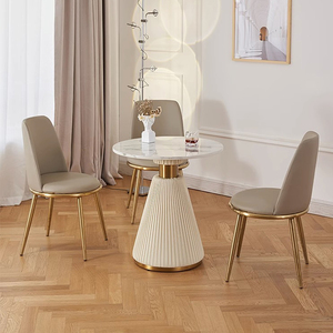 <strong>Contemporary</strong> Modern Style Metal Side <strong>Table</strong> Italian Design Round <strong>Bed</strong> Side <strong>Table</strong> Marble Coffee <strong>Table</strong> - Product Image 1