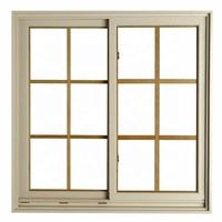 Ventanas Corredizas de Aluminio con Doble Acristalamiento y Rejilla, Nuevo Diseño