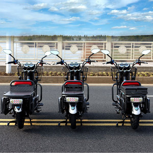 Moto électrique Hercules King 60V/72V 1200W Batterie au plomb-acide Véhicule de livraison de marchandises Longue distance de fonctionnement 50 km/h Vitesse maximale - Product Image 3