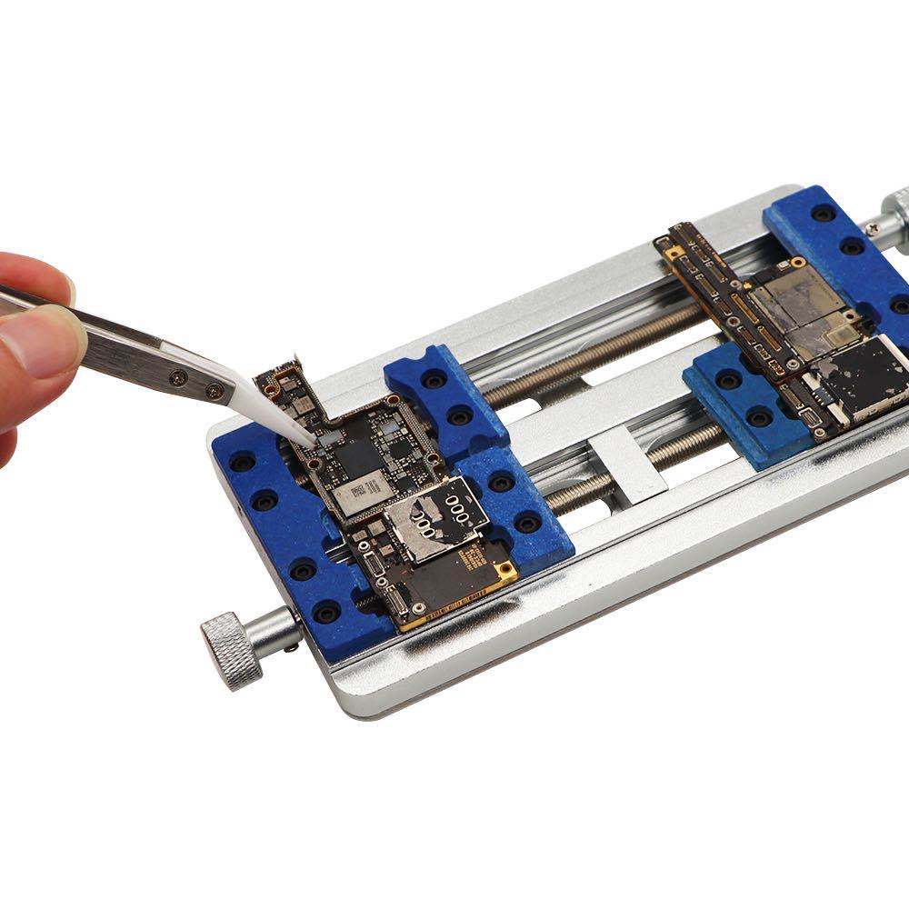 Uxcell PCB Circuit Board Holder - Adjustable Stainless Steel Clamp For Phone Repair & Soldering - View #7