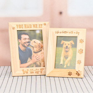 Personalización personalizada grabado láser frase mascotas marco de fotos conmemorativo <span class=keywords><strong>para</strong></span> Decoración de mesa - Product Image 1