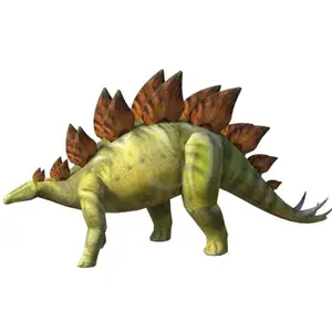 Cuộc sống tuyệt vời Kích thước thực tế khủng long khổng lồ Stegosaurus mô hình động vật thời tiền sử cho bữa tiệc