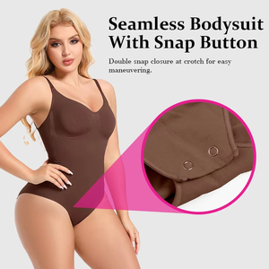 <span class=keywords><strong>Body</strong></span> <span class=keywords><strong>Modellante</strong></span> Senza Cuciture ad Alta Compressione per Donne Formose, Sexy, con Sollevamento di Vita e Glutei, Design Traspirante per il Massimo Comfort - Product Image 4