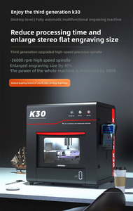 Độ ổn định cao nhỏ 4 trục máy <span class=keywords><strong>CNC</strong></span> cho gỗ khắc Máy phay chất lượng bền K30 Máy tính để bàn Khắc Máy - Product Image 2