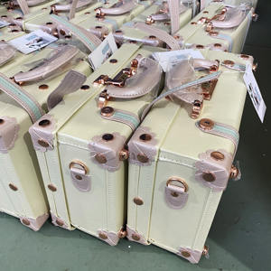 Carryon Traveling <b>Box</b> <b>Suitcase</b> Leather Luggage Supplier - Product Image 3
