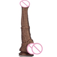 Plug anal et Godemiché de simulation géant, modèle 'Backcourt Expansion', en forme de 'Alien Horse Cock', pour la masturbation des hommes et des femmes