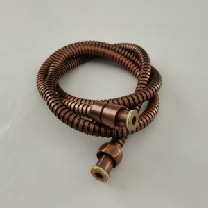 Modern Design Water Heater Red Bronze Stainless Steel Flexible Metal Bathroom <strong>Bidet</strong> Plumbing Shower Rain Water Hose Tube - Product Image 2