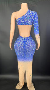 若い女性のためのエレガントなプロムイブニングパーティードレスロングドレス - Product Image 3