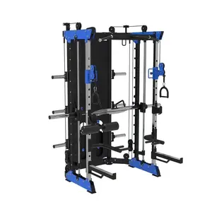 Fábrica al por mayor Smith Machine Entrenador integral Fuerza Power Squat Rack Cage Gantry Fitness Equipment