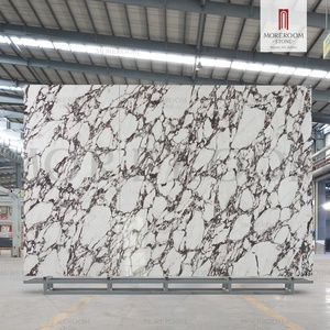 <span class=keywords><strong>Dalle</strong></span> en porcelaine 1600x3200mm Calacatta Viola, effet marbre brillant, pierre frittée <span class=keywords><strong>pour</strong></span> salle de bain et piscine extérieure - Product Image 1
