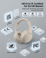 Casque sans fil confortable avec basses profondes, conforme à la norme UKCA, fabrication OEM/ODM