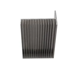 Factory fin dissipatore di calore 100w nero anodizzato dissipatore di calore amplificatore profilo in alluminio per radiatore