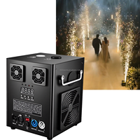 Décorations DJ de mariage, machine à fontaine à feux froids en métal 600W avec télécommande DMX512 pour club disco